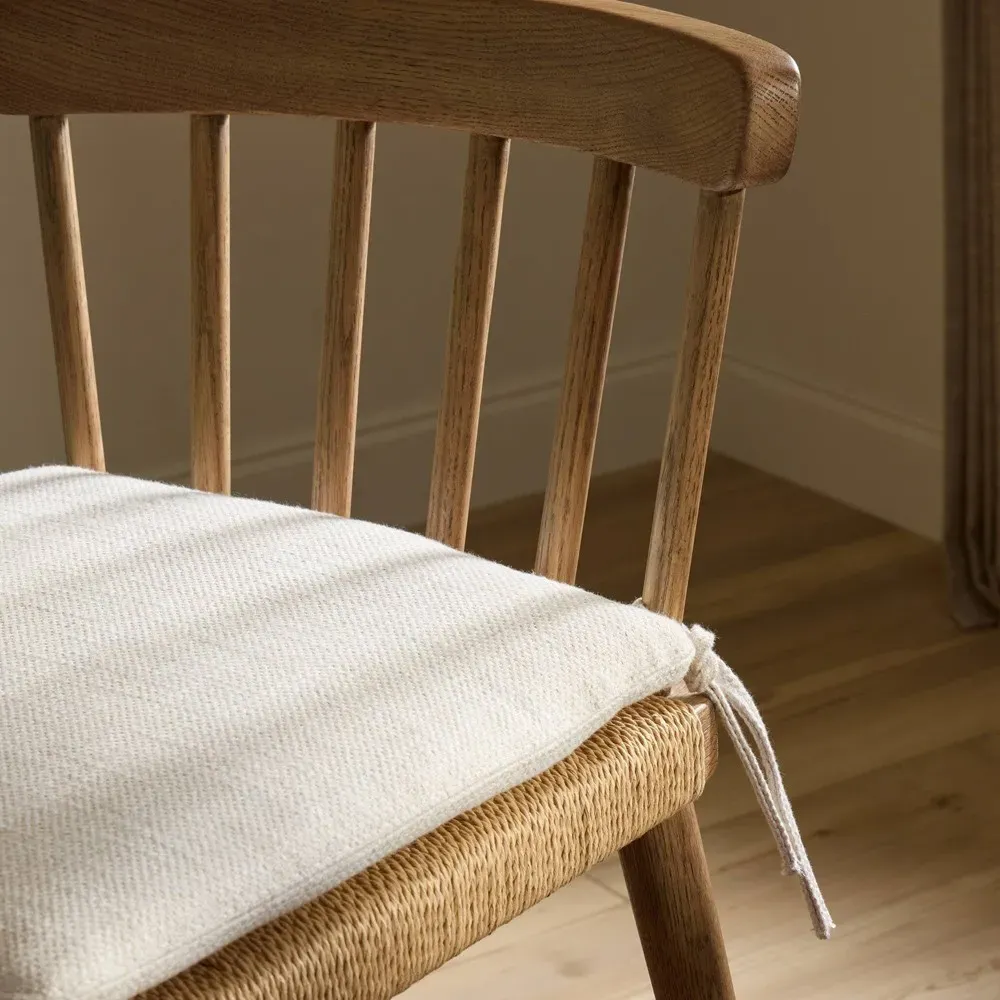 Anne Spindle Counter Stool - Cream, Oak