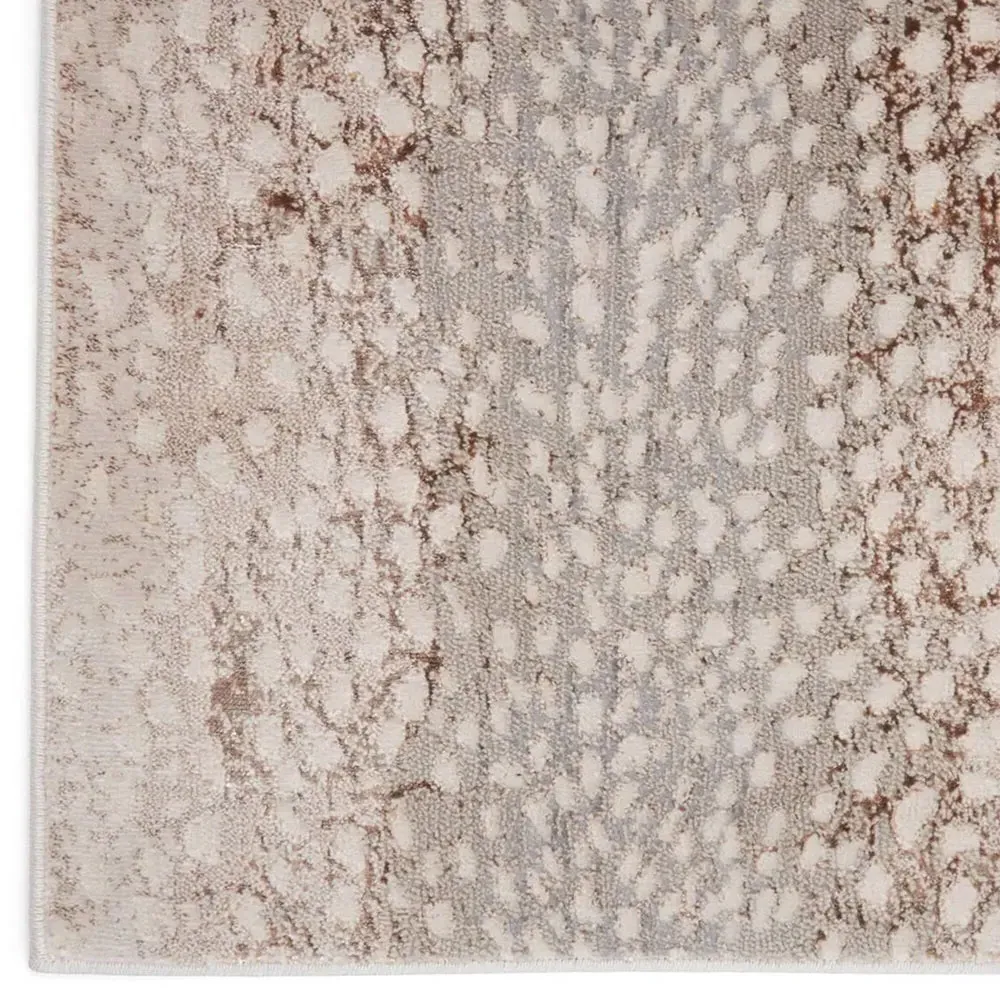 Annelise Animal Patterned Area Rug - Light Grey