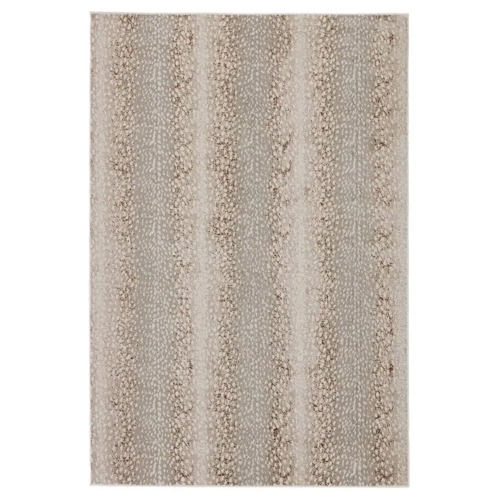Annelise Animal Patterned Area Rug - Light Grey