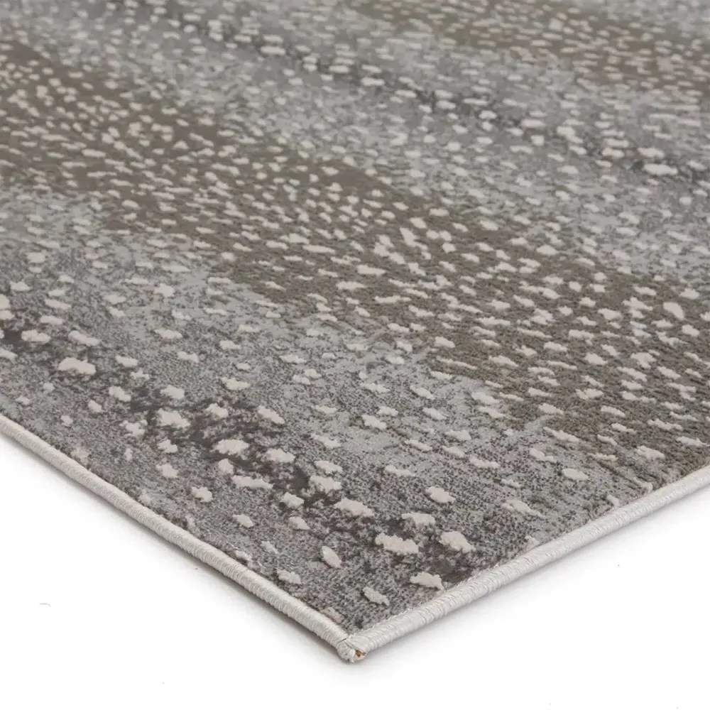 Annelise Animal Patterned Runner Rug - Grey