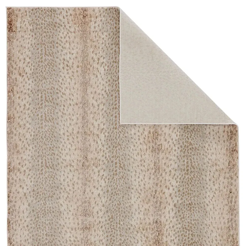 Annelise Animal Patterned Runner Rug - Tan