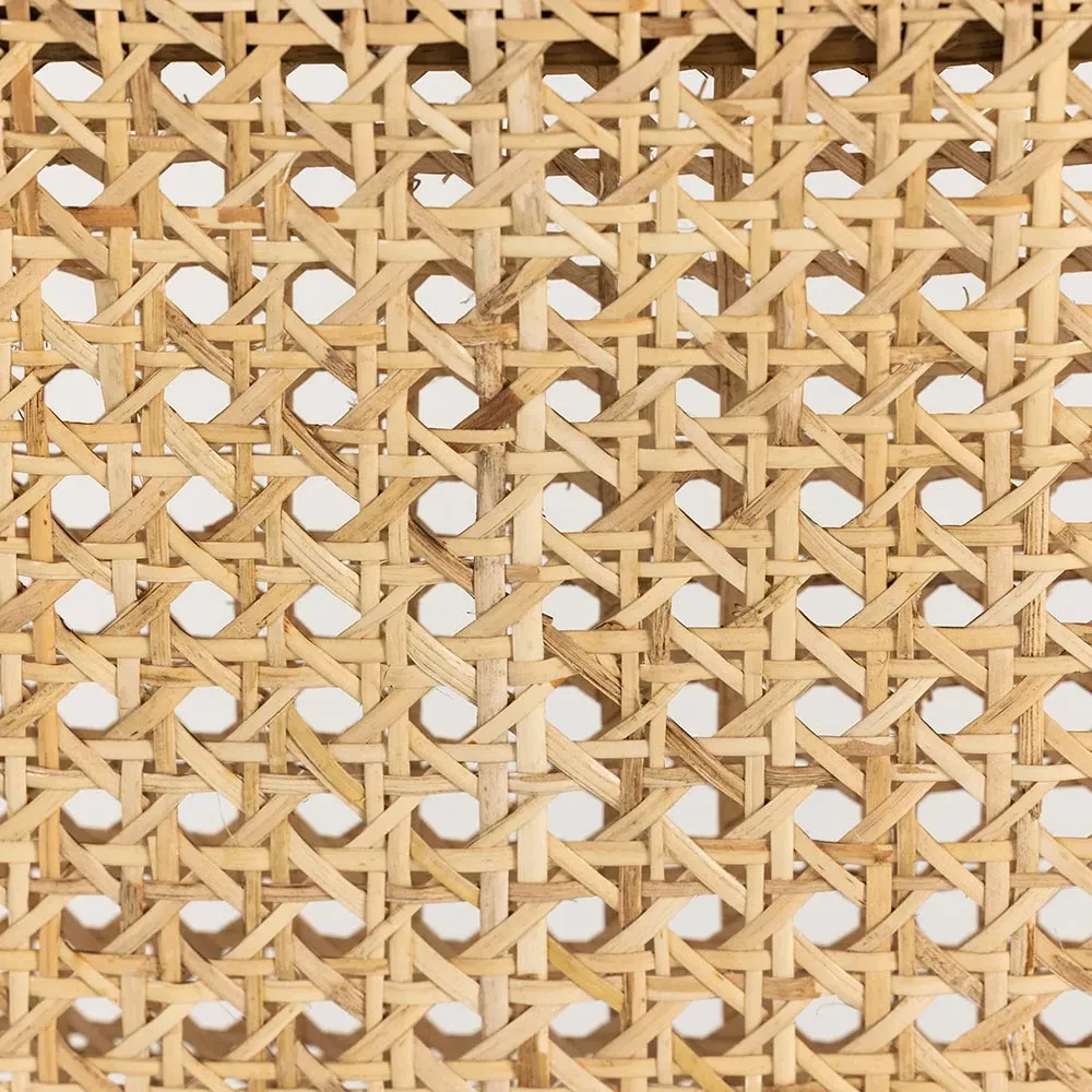 Annette Bar Stool with Cane Inlay - Brown, Parawood