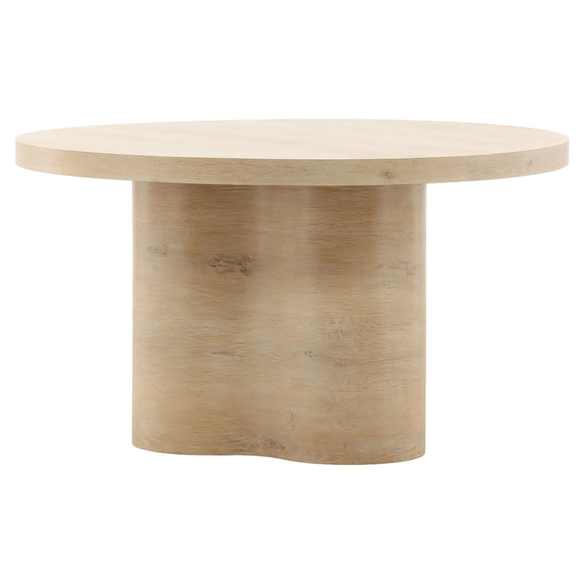 Annie Round Dining Table - Brown, Oak