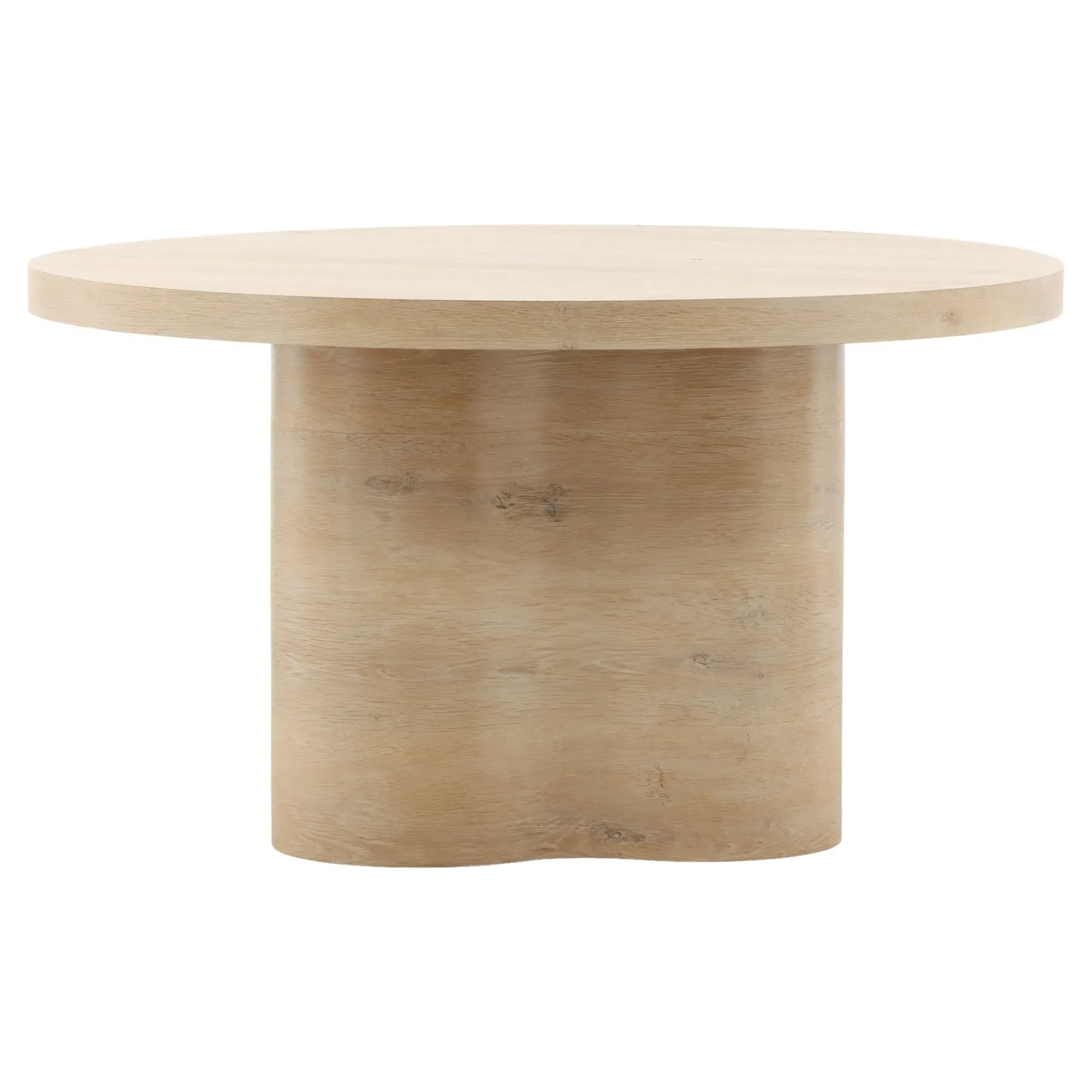 Annie Round Dining Table - Brown, Oak