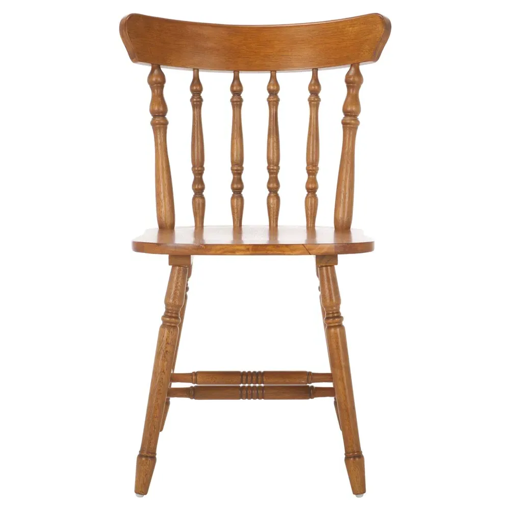 Annie Windsor Dining Chair Set of 2 - Honey Brown, Rubberwood