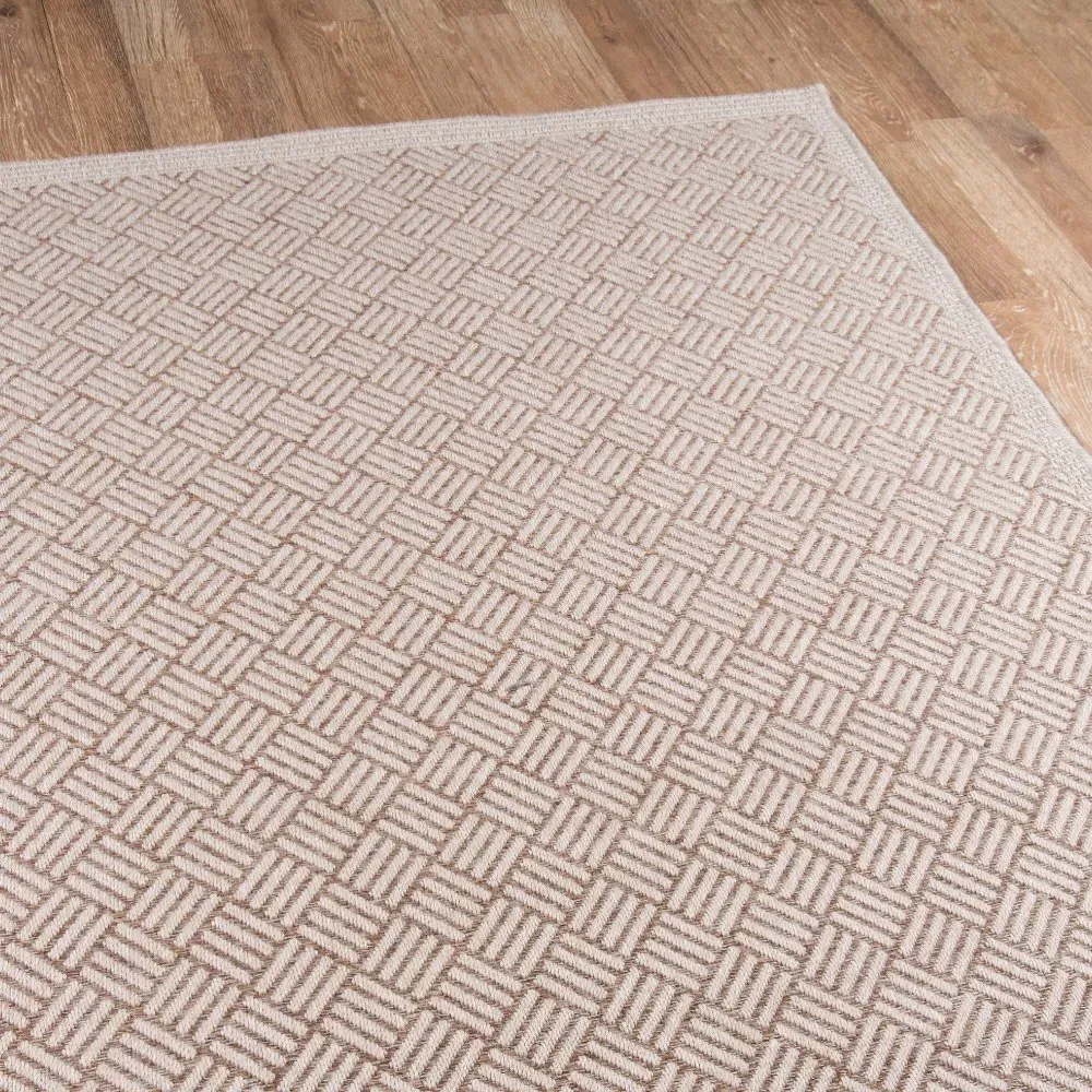 Anonn Global Bazaar Patterned Indoor Outdoor Rug - Brown