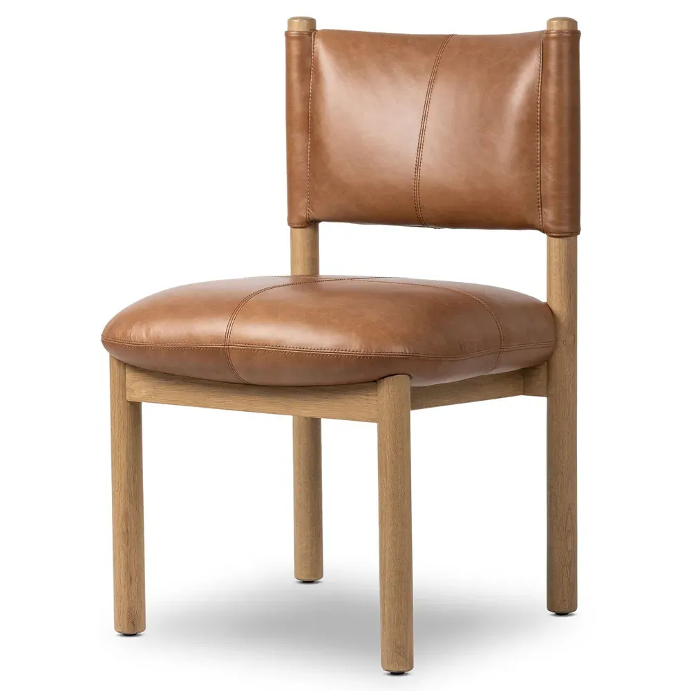 Anora Dining Side Chair - Brown, Oak