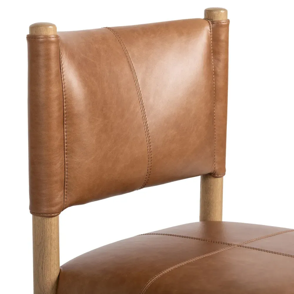 Anora Dining Side Chair - Brown, Oak