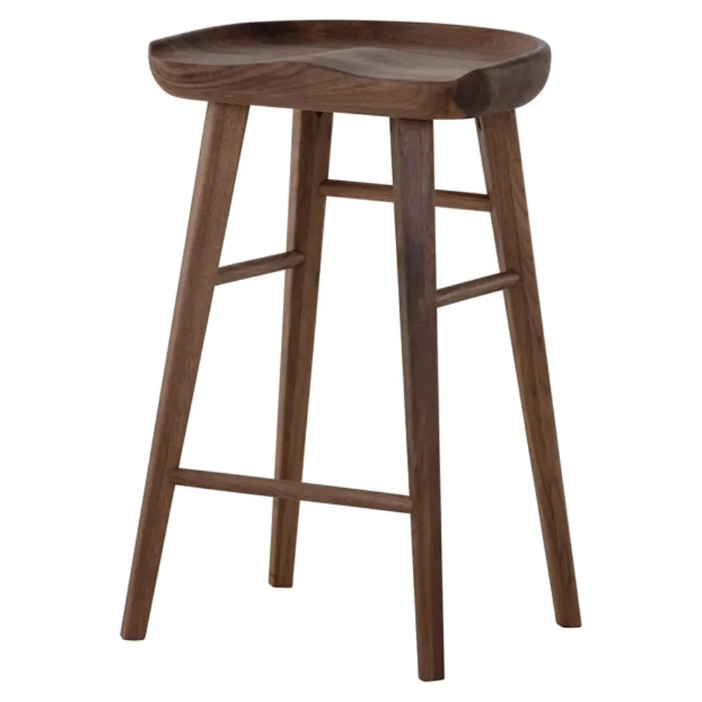 Anri Counter Stool - Brown, Walnut Wood image