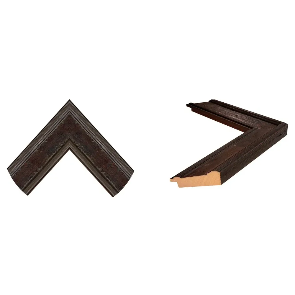 Anselm Forest Illustration 1 Frame - Grey, Dark Walnut