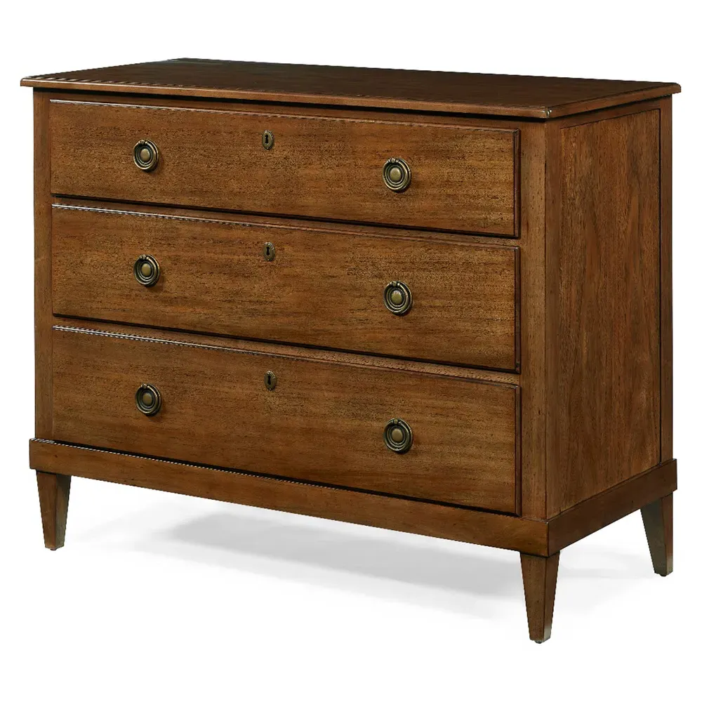 Ansley Bachelor Chest - Brown, Wood
