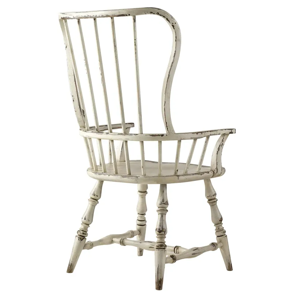 Anson Windsor Dining Arm Chair - Beige