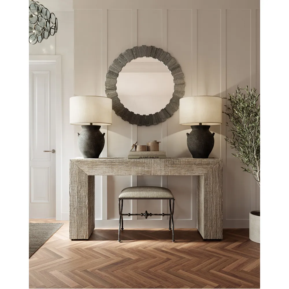 Anthony Terracotta Jar Table Lamp - Black