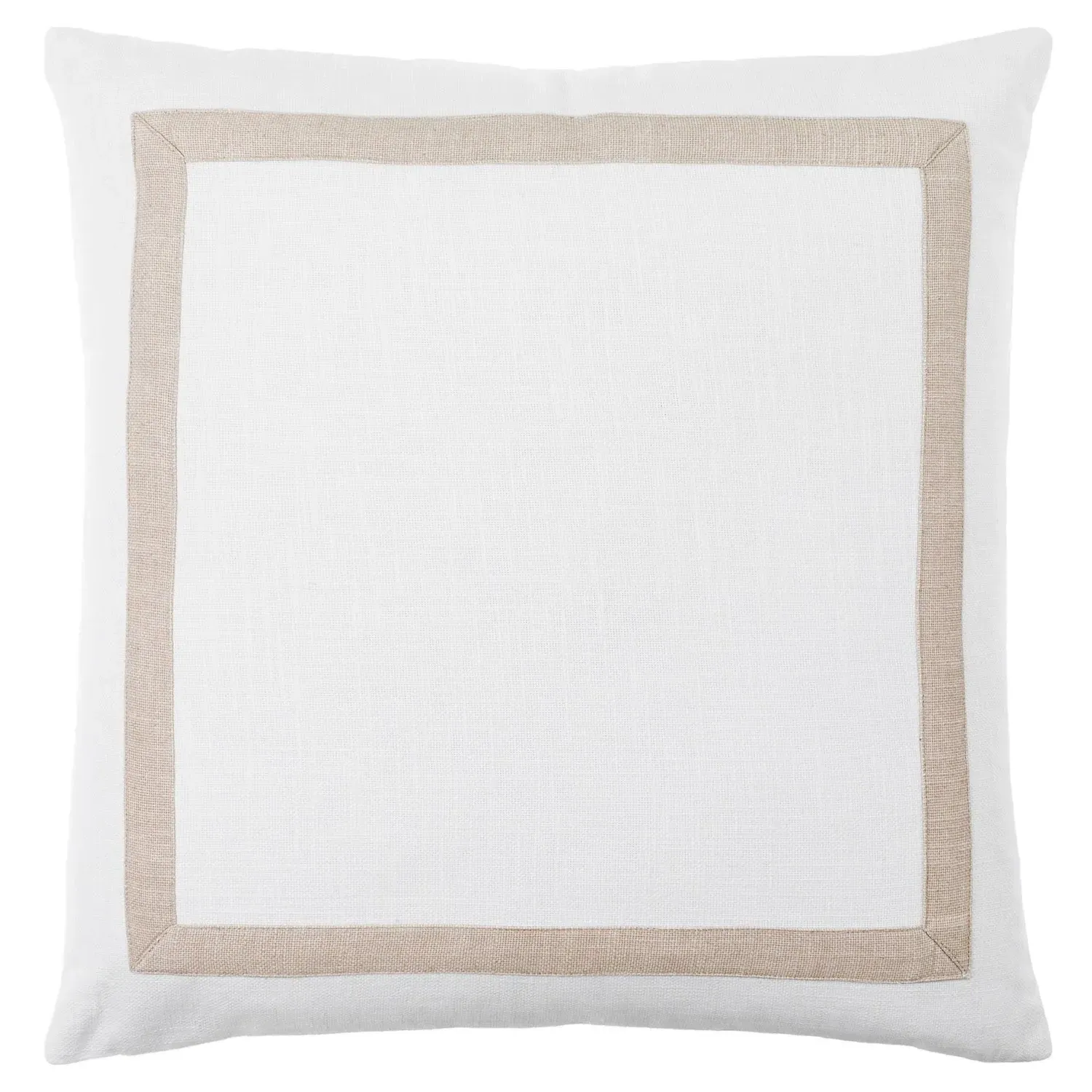 Antoine 18x18 Throw Pillow - White, Cotton image