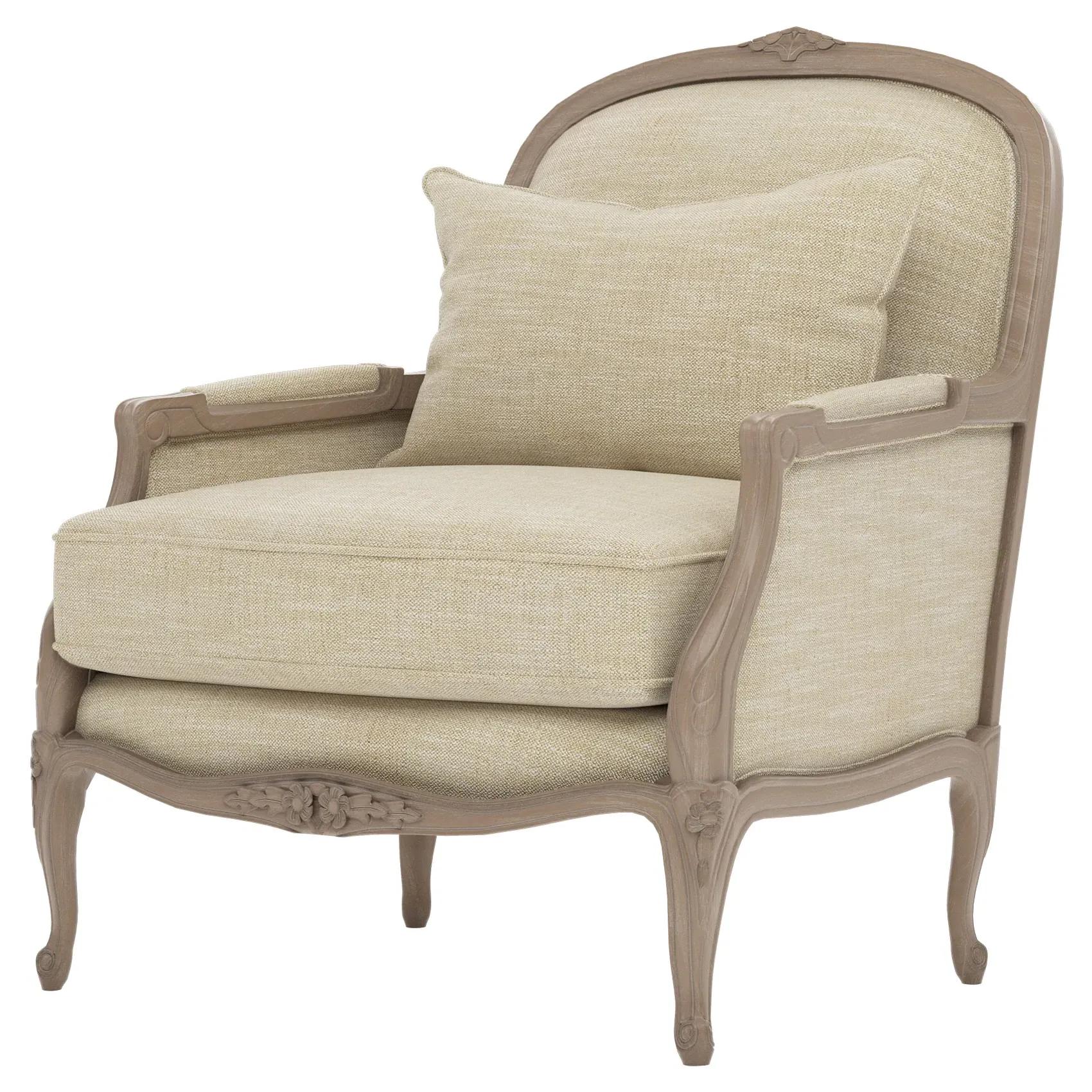 Antoinette Bergere Chair - Cashew, Hardwood