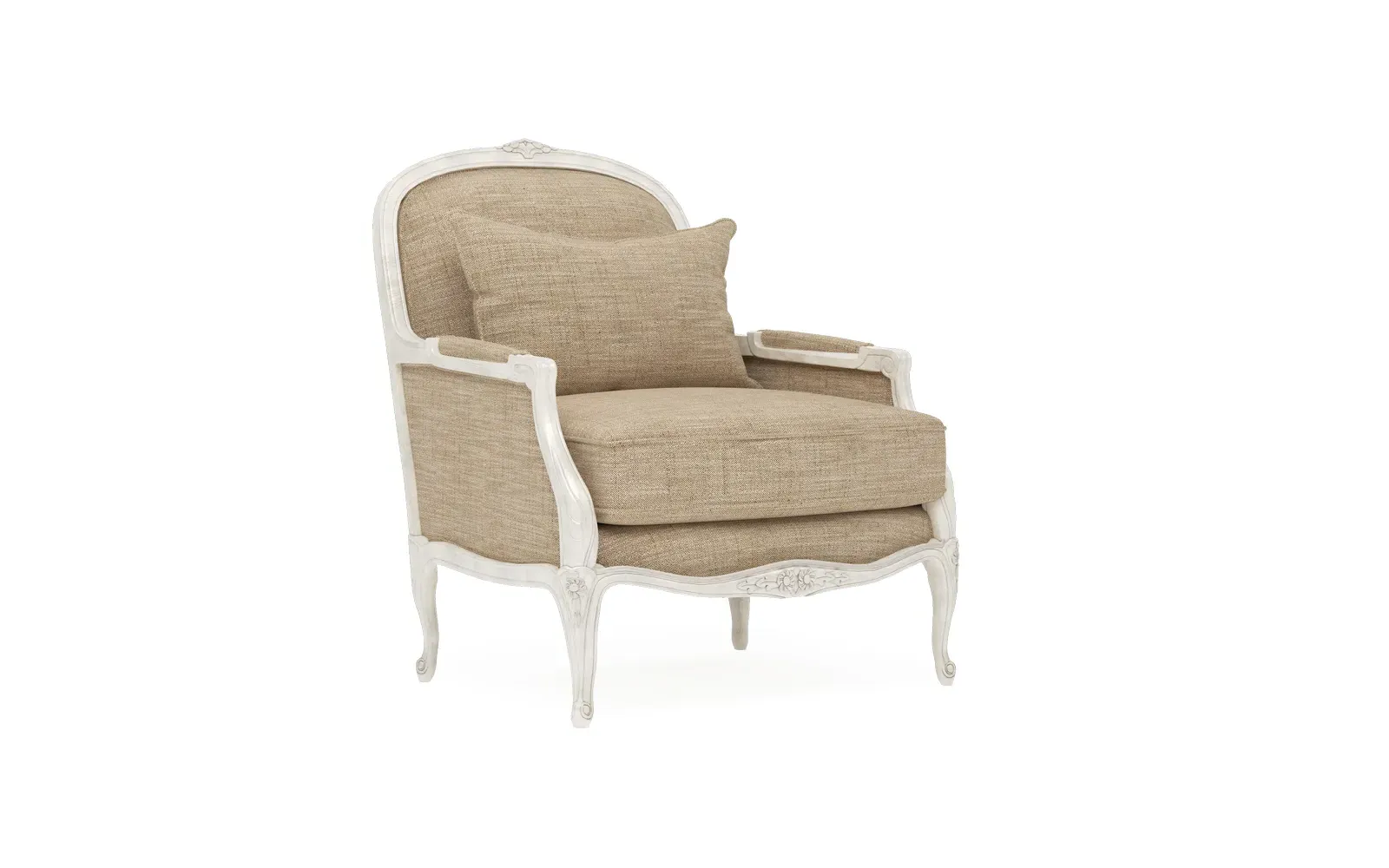 Antoinette Bergere Chair - Mocha, Hardwood