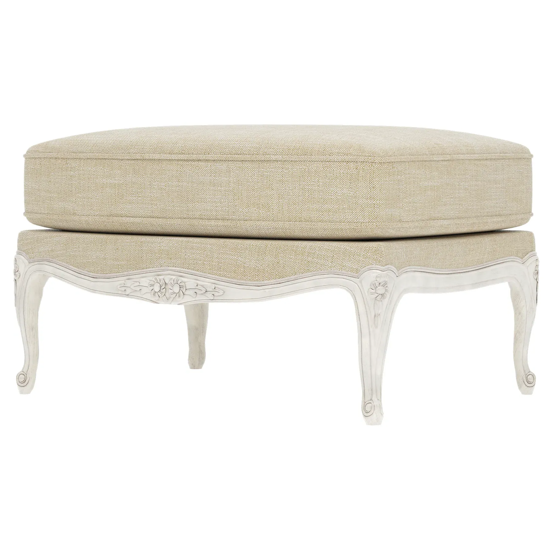 Antoinette Bergere Ottoman - Cashew, Hardwood image
