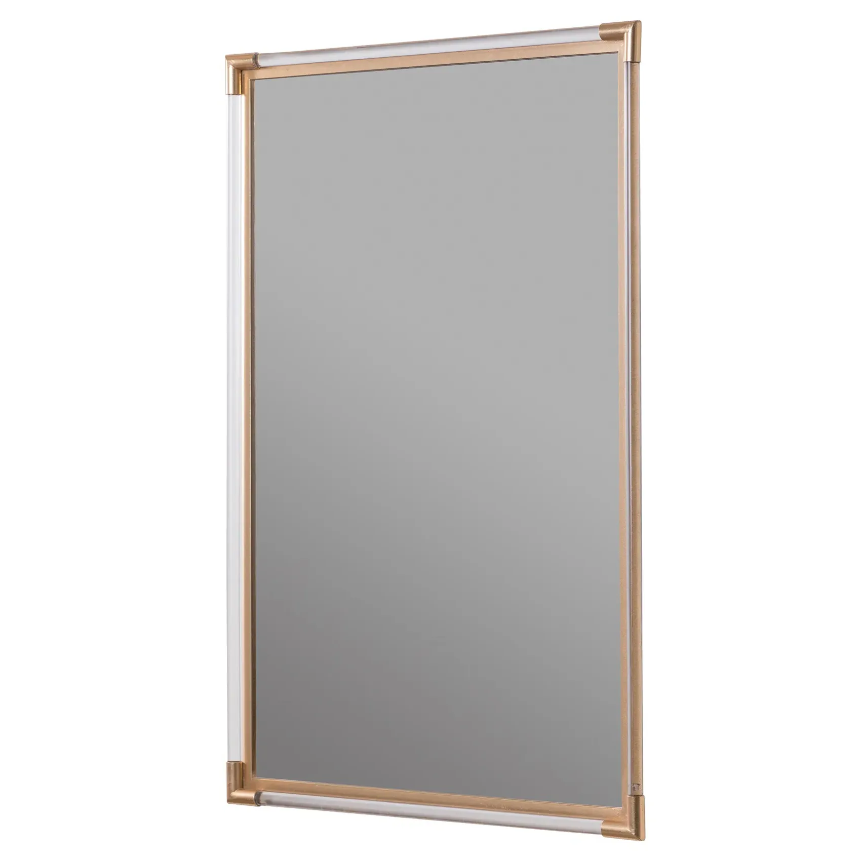 Antonina Wall Mirror with Beveled Glass - Gold
