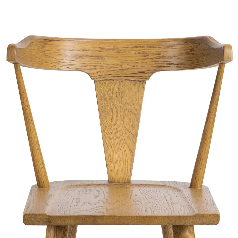Antonio Bar Stool - Brown, Oak