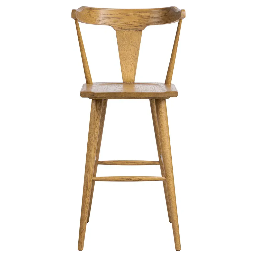 Antonio Bar Stool - Brown, Oak