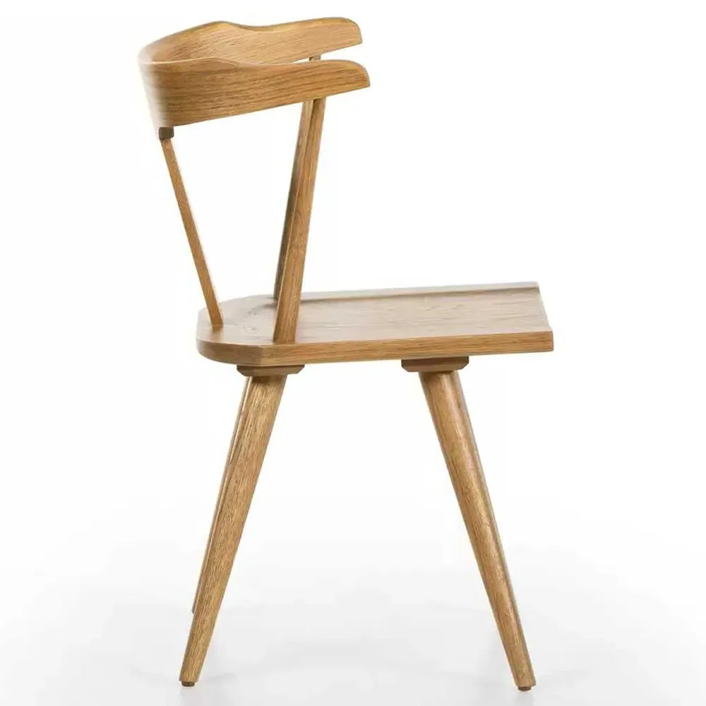 Antonio Barrel Back Dining Chair - Brown, Oak