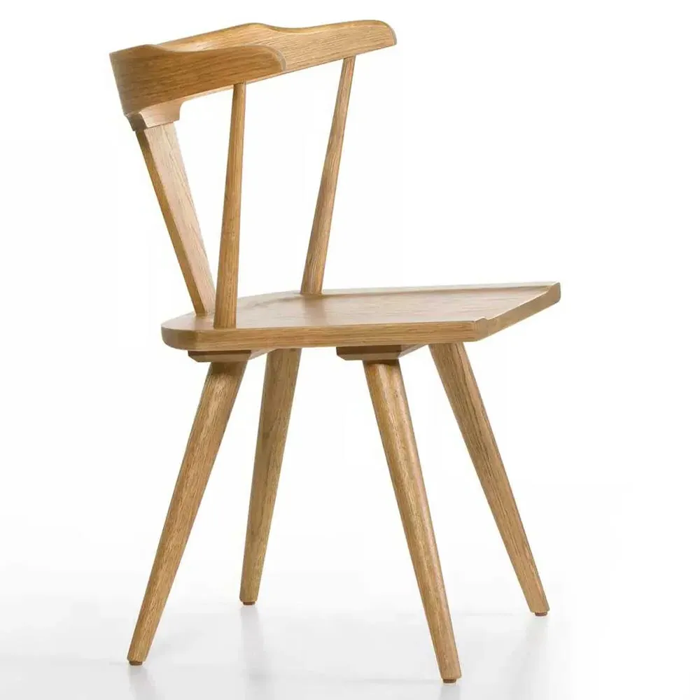 Antonio Barrel Back Dining Chair - Brown, Oak