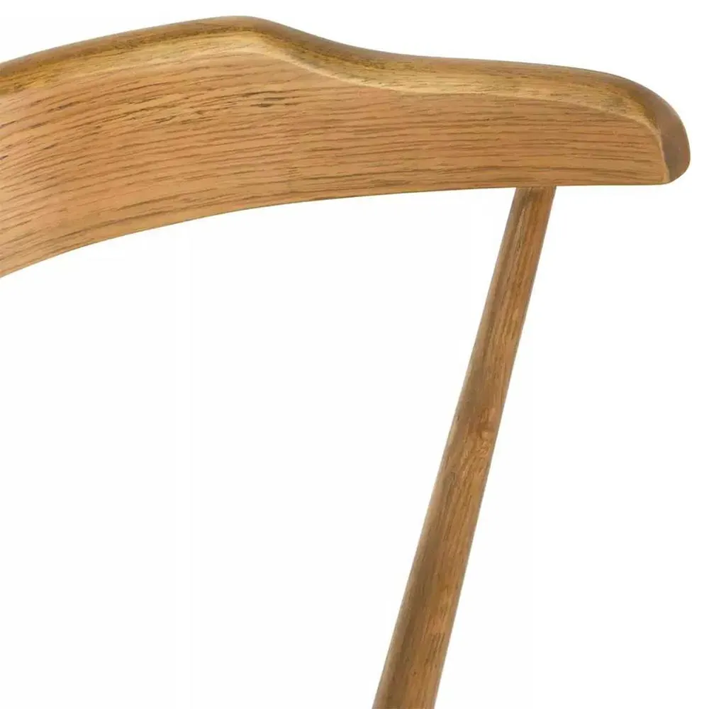 Antonio Barrel Back Dining Chair - Brown, Oak