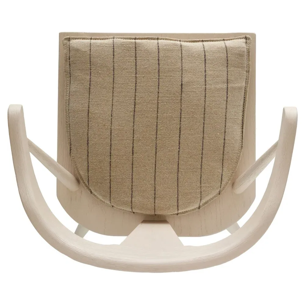 Antonio Barrel Back Dining Chair - Off White, Oak