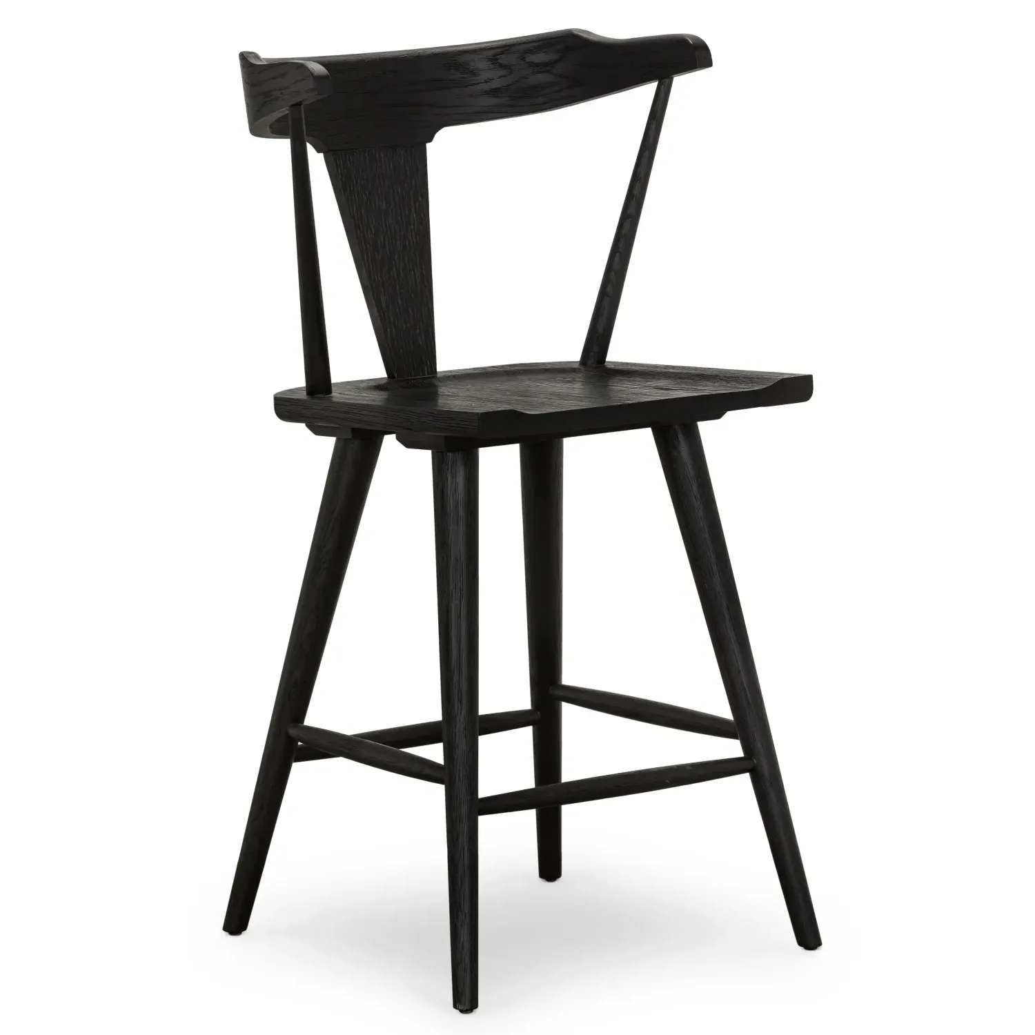 Antonio Counter Stool - Black, Oak