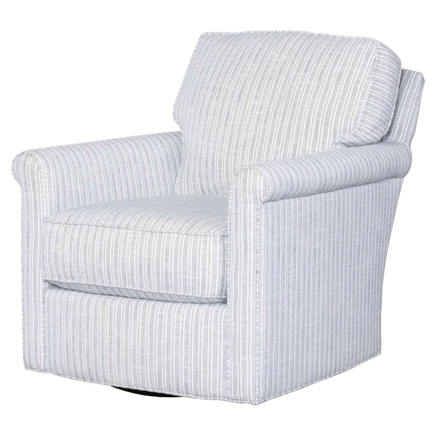 Aoife Swivel Chair - Blue, Denim