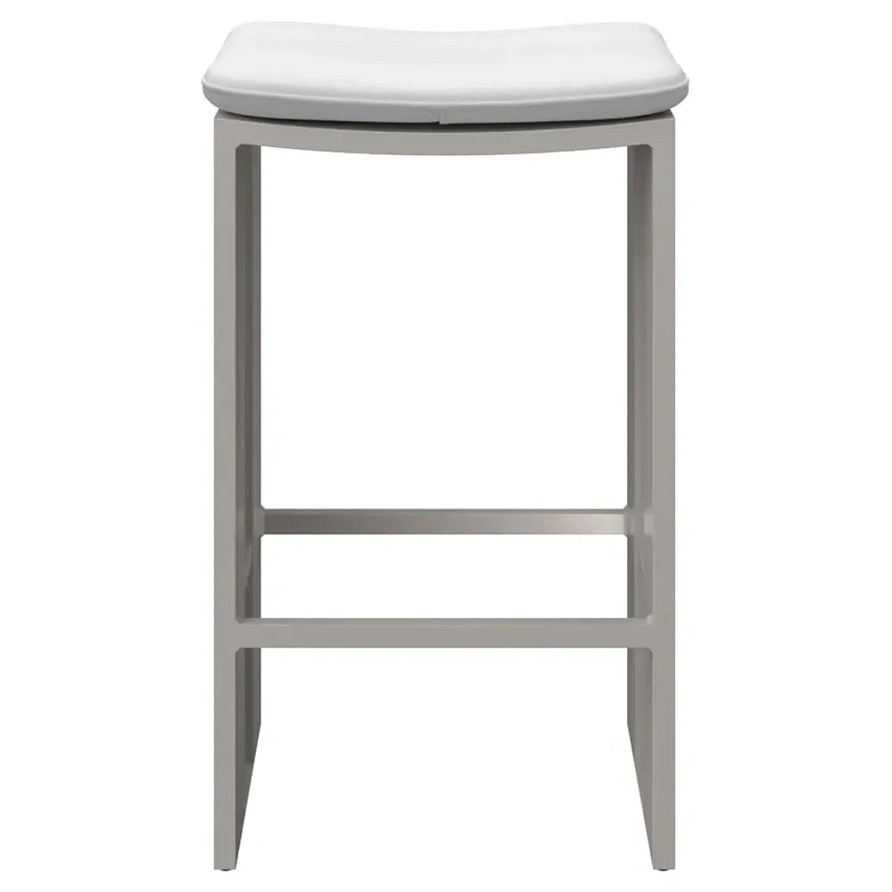 Apalana Industrial Bar Stool - Greige, Aluminum image