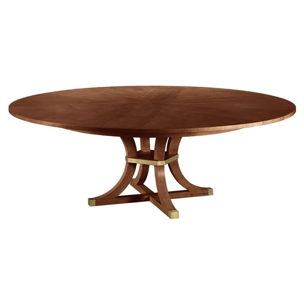 Apollo Jupe Round Extendable Dining Table - Brown, Cherry image