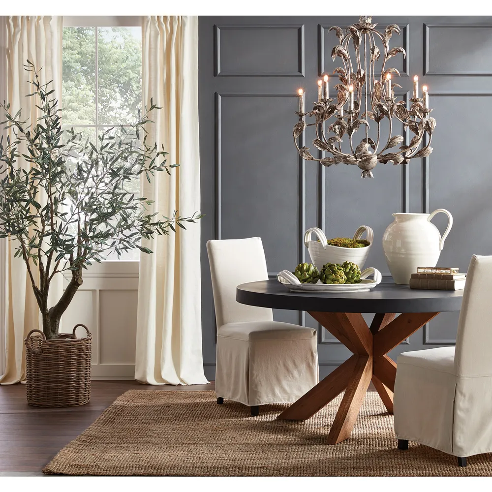 Apollo Small Olive Drop In Potted Tree - Green