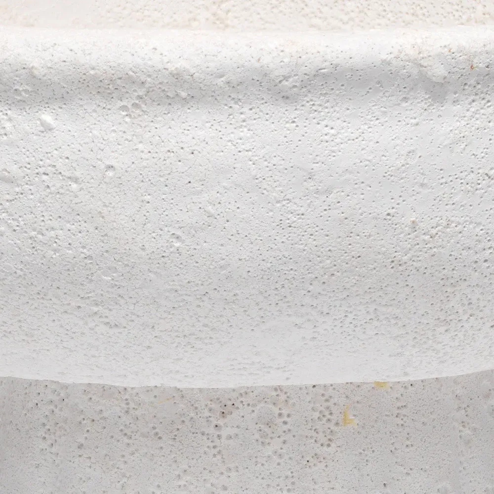 Ara Coastal Small Decorative Vase - White, Ceramic