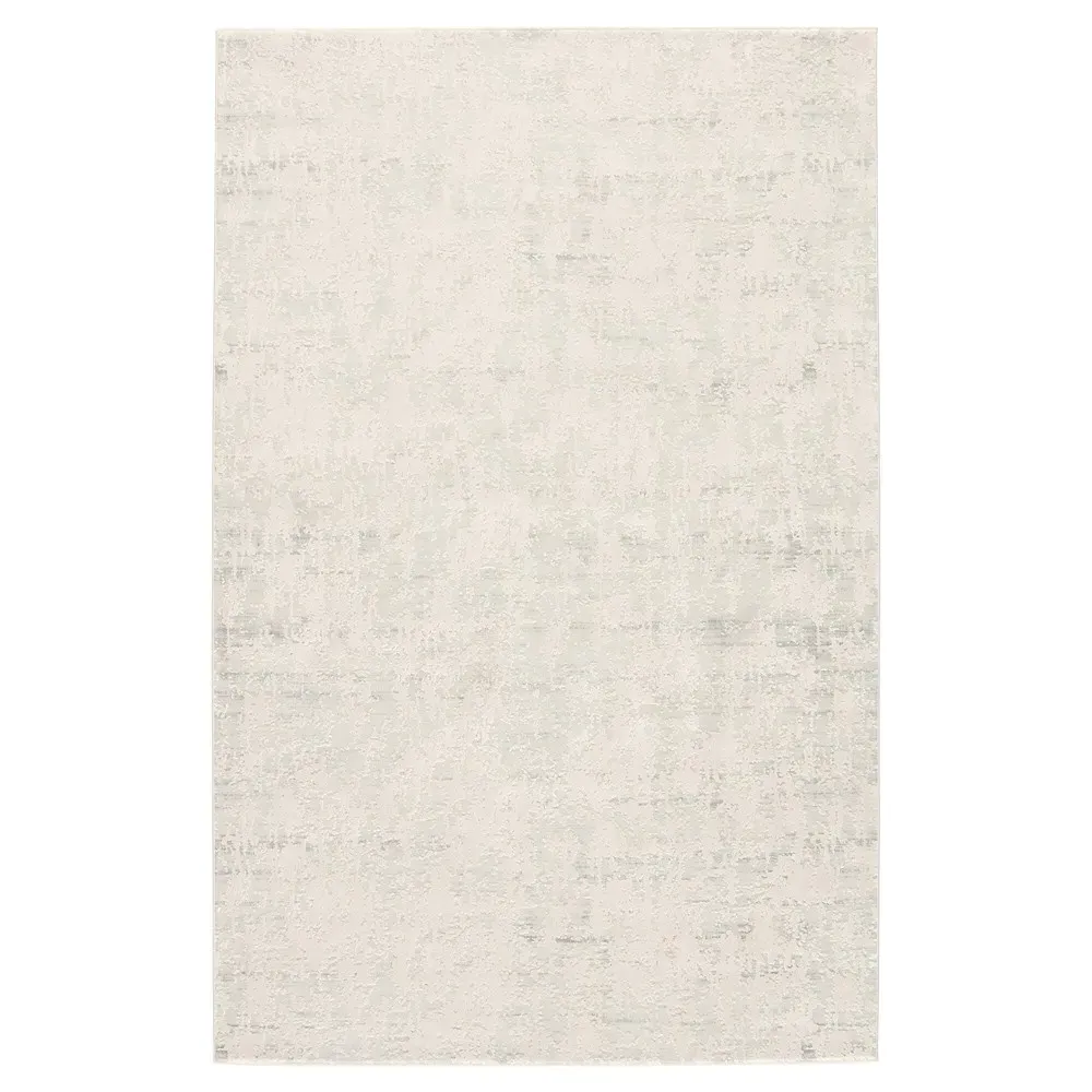 Arabella Solid Rug Sample - White, Polyester image