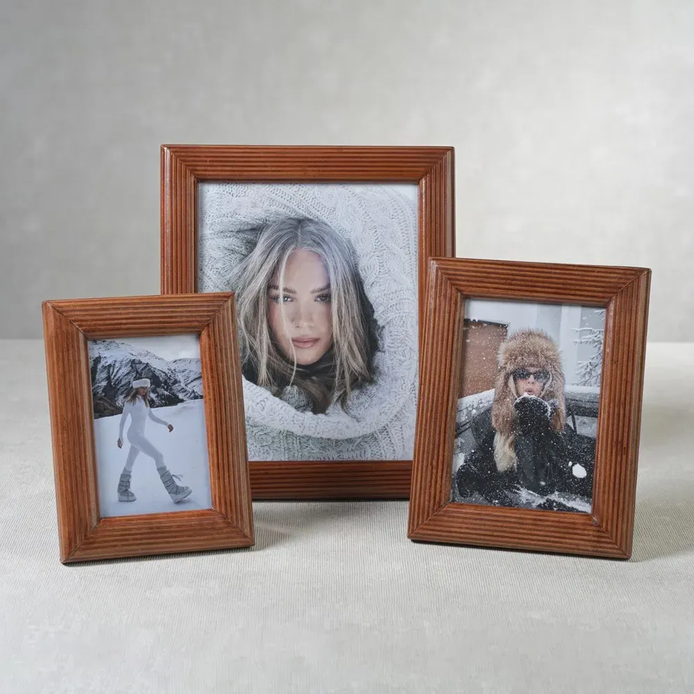 Araceli 8x10 Photo Frame - Brown, Leather
