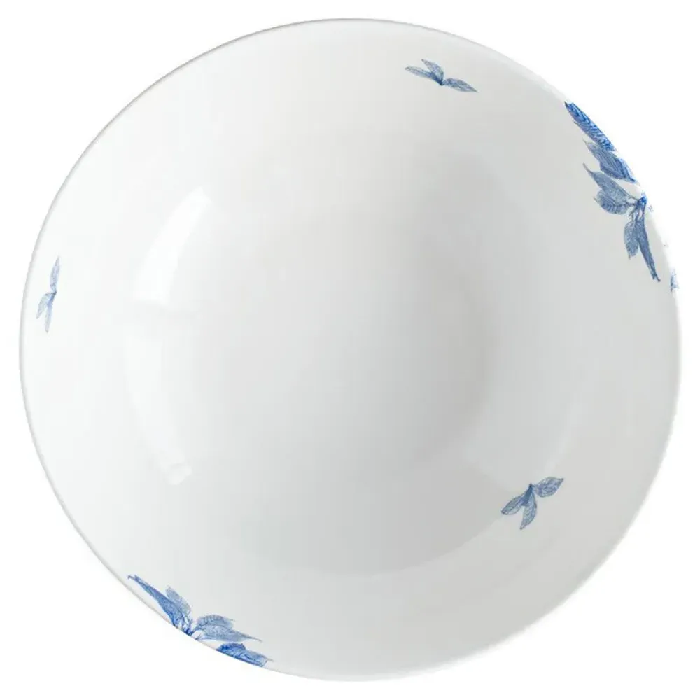 Arbor Serving Bowl - Blue, Porcelain