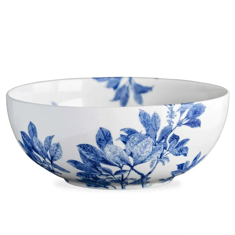 Arbor Serving Bowl - Blue, Porcelain