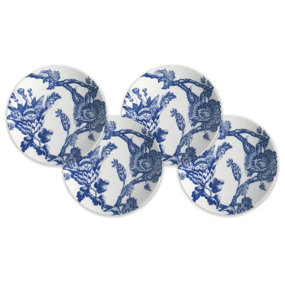Arcadia Coastal Beach Canape Plate Set - Blue, Porcelain image