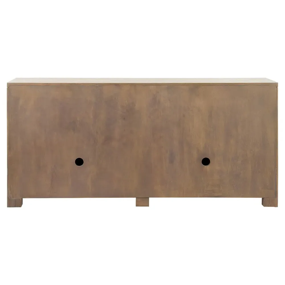 Arcadia Media Console - Brown, Oak
