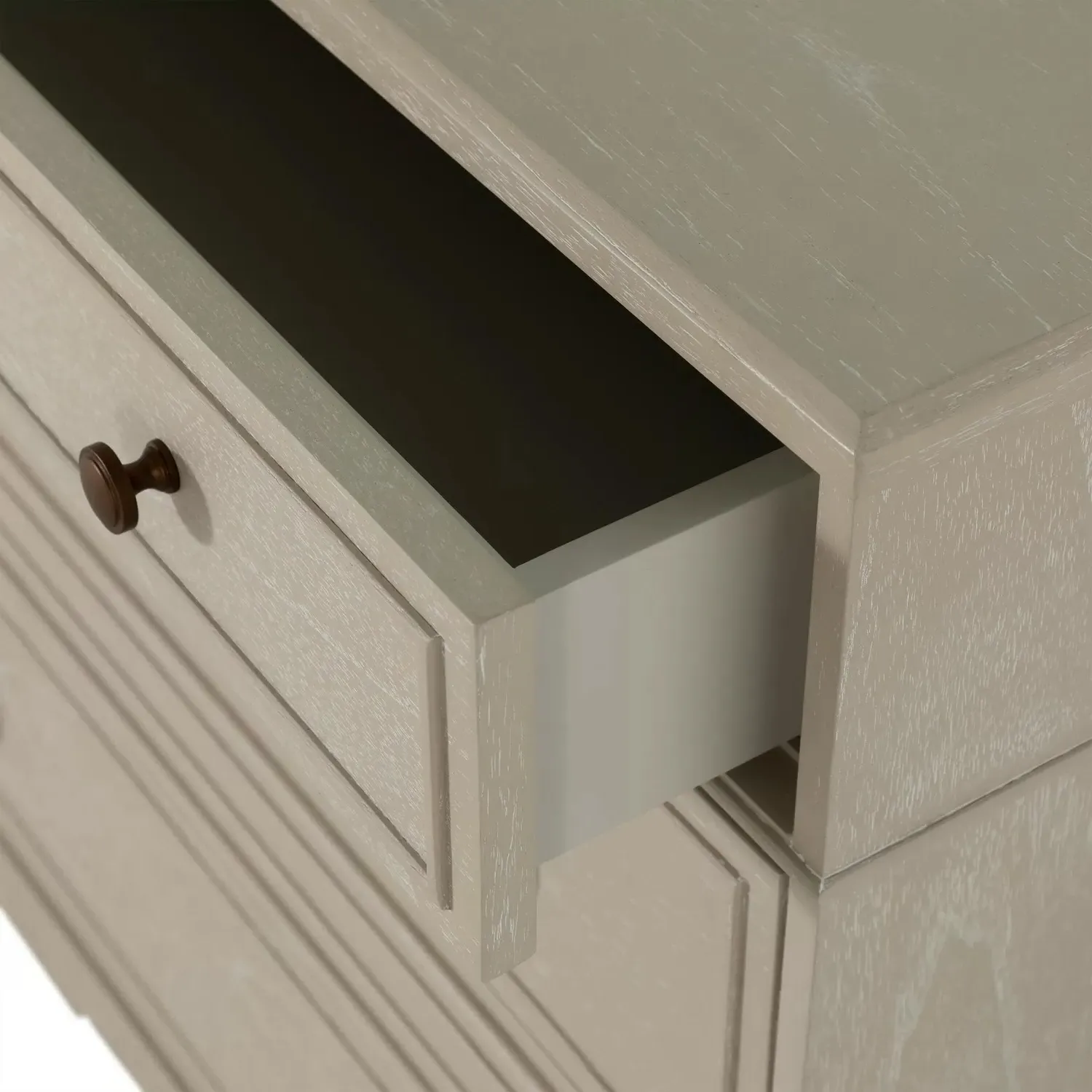 Archie Double Dresser - Beige, Mindi Wood