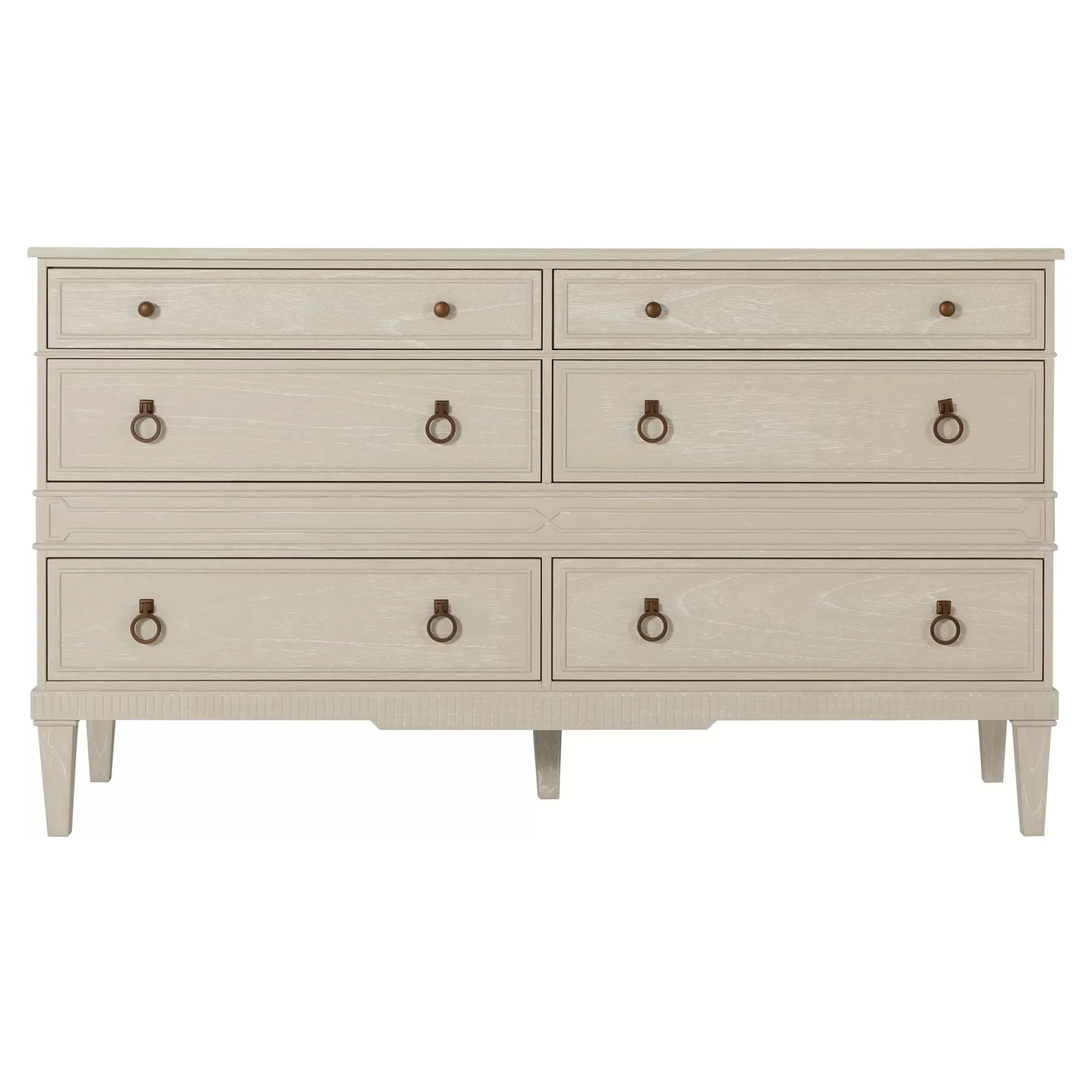 Archie Double Dresser - Beige, Mindi Wood image
