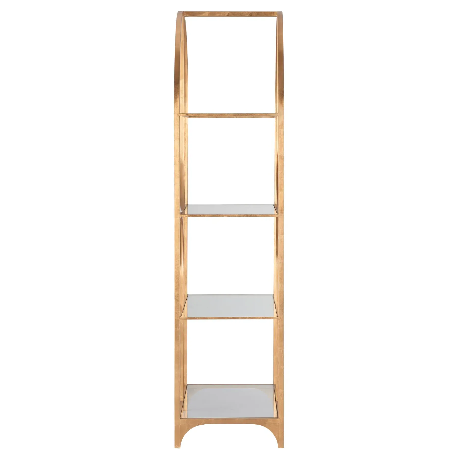 Arcilla Arched Etagere - Gold, Metal