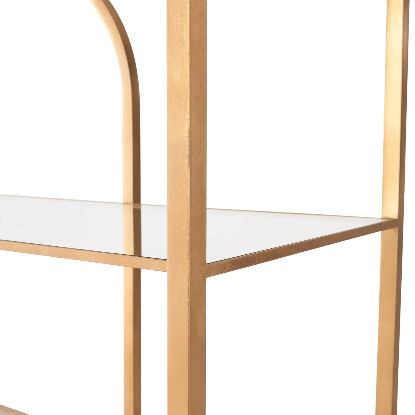 Arcilla Arched Etagere - Gold, Metal