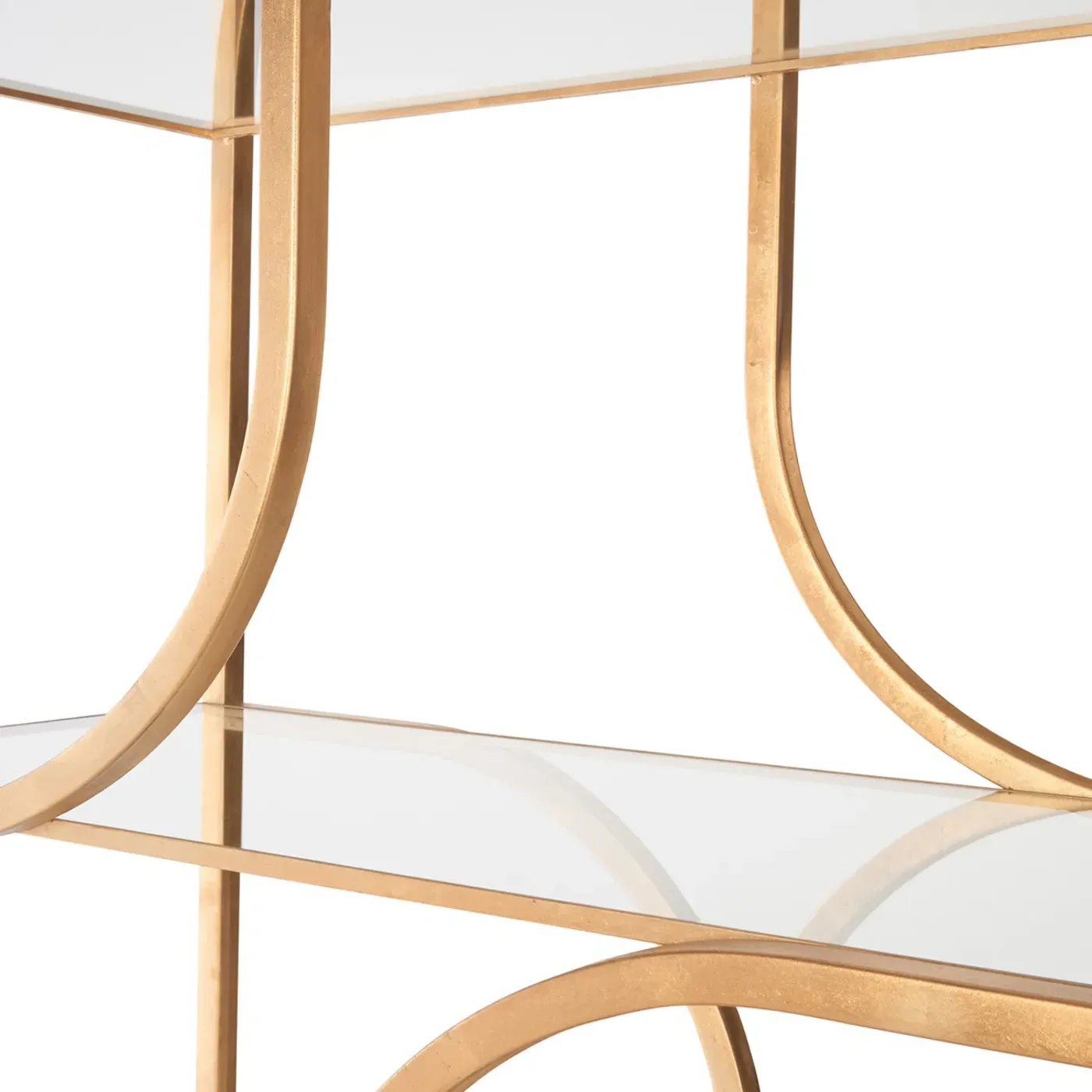 Arcilla Arched Etagere - Gold, Metal
