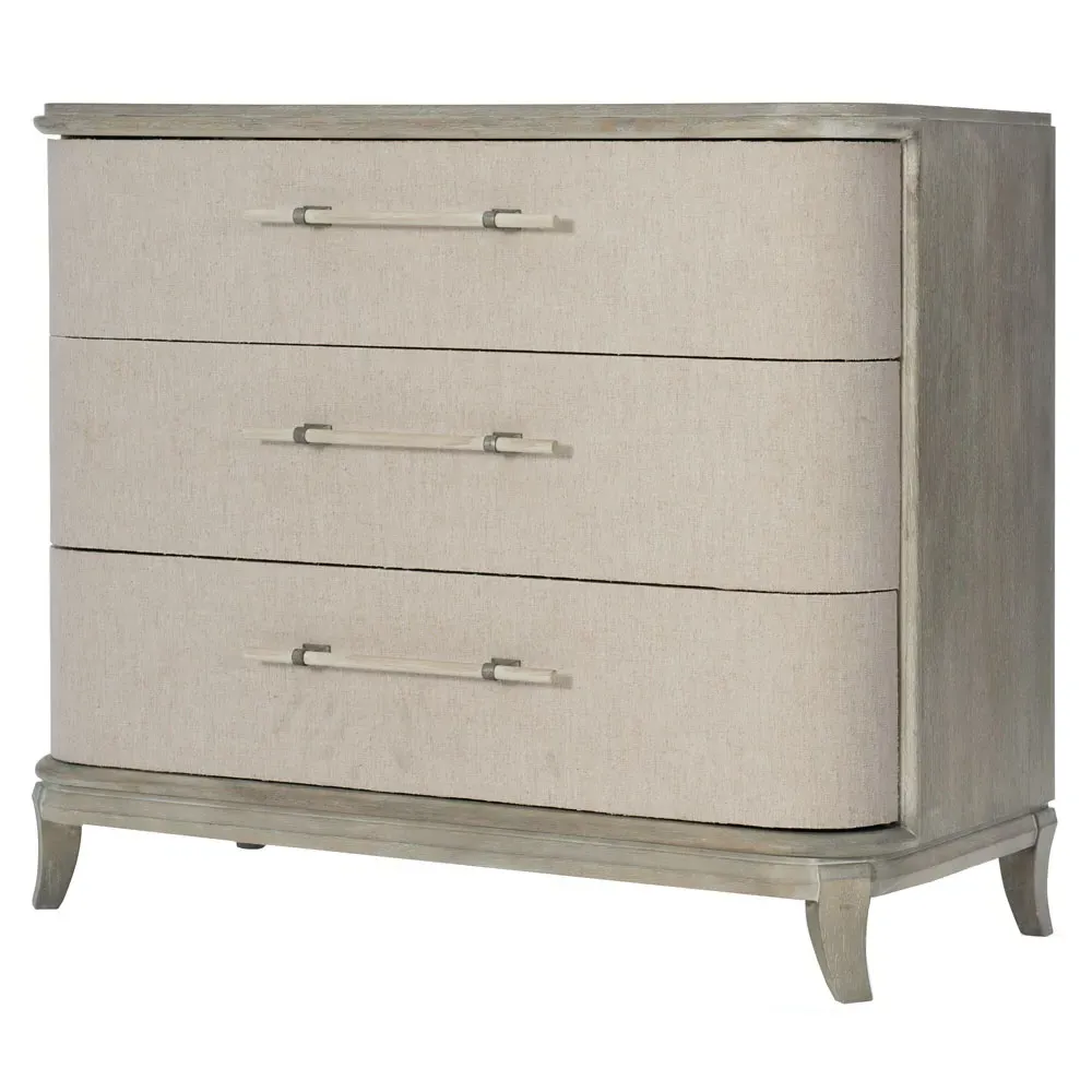 Areena 3 Drawer Bachelor Chest Dresser - Taupe, Oak image