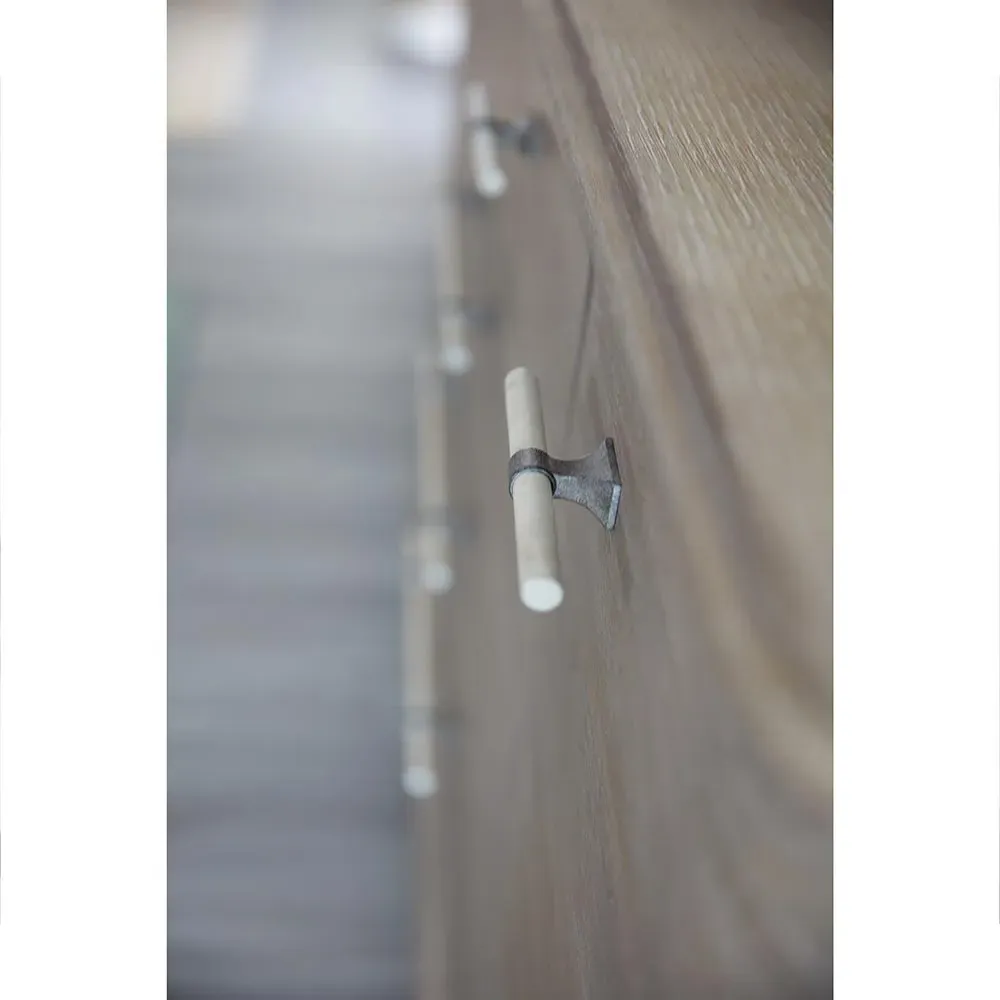 Areena 8 Drawer Double Dresser - Taupe, Wood