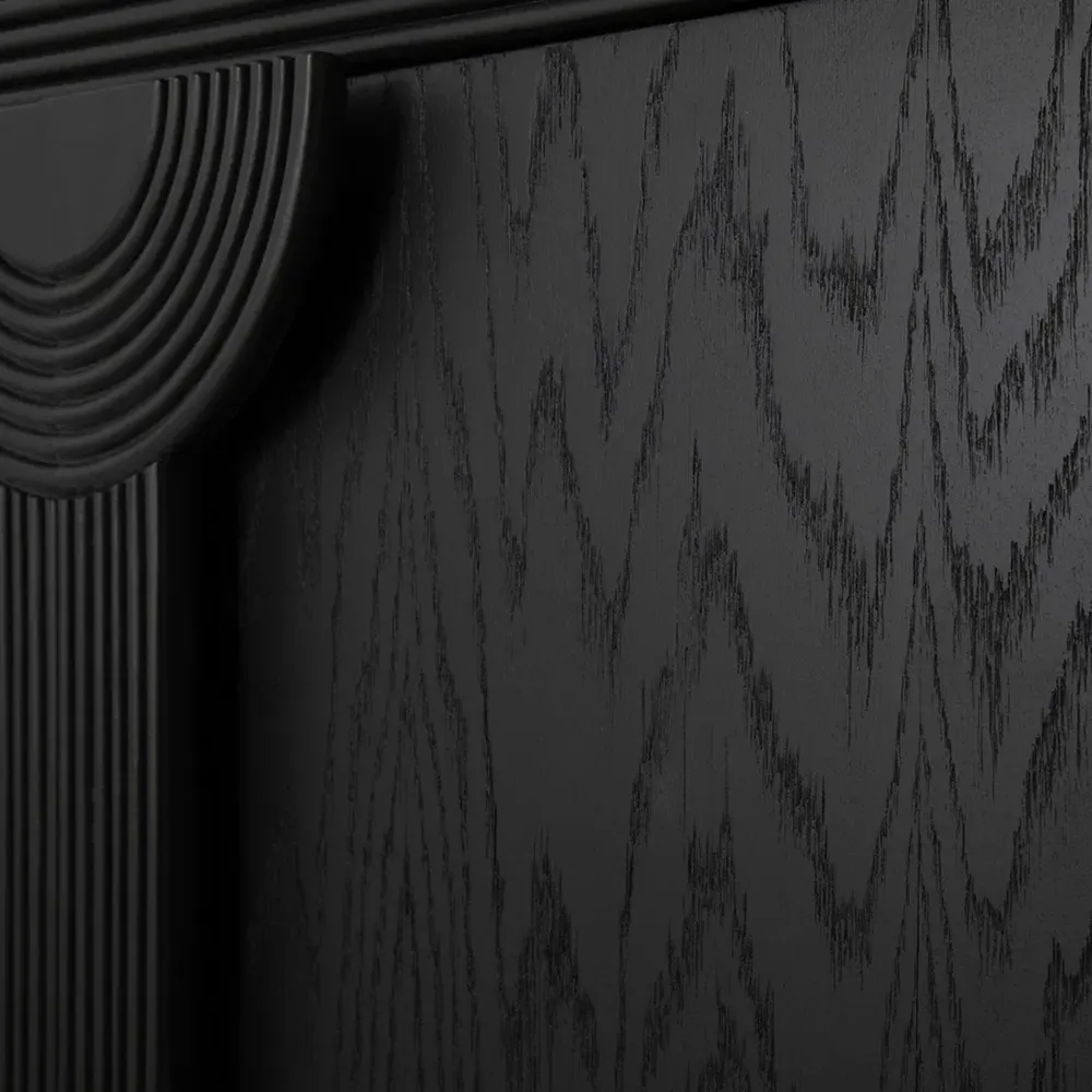 Areo Sideboard - Black, Oak