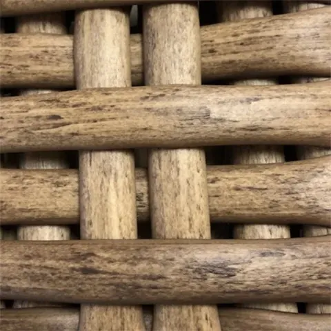 Aria Outdoor Club Swivel Rocker Chair - Brown, Wicker