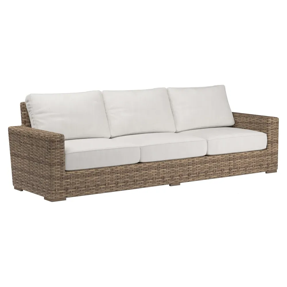 Aria Outdoor Sofa - Brown, Wicker